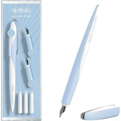 Herlitz kaligrafické pero modré sada – Zboží Dáma