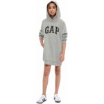 GAP dívčí šaty Logo šedá černá – Zboží Dáma