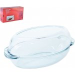 Skleněný pekáč s víkem 2x2,25 l – Zboží Dáma