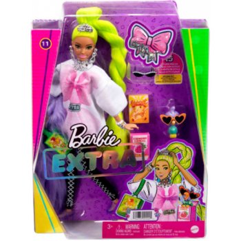 Barbie Extra neonově zelené vlasy