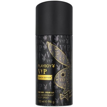 Playboy Vip Black Edition for Him deospray 150 ml