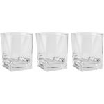 Pasabahce Sada sklenic na whisky CARRE 3 x 310 ml – Hledejceny.cz