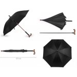 Deštník s vycházkovou holí černý – Hledejceny.cz