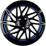 Keskin KT20 8x18 5x112 ET45 black blue inside | Zboží Auto
