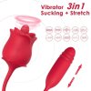 Vibrátor Armony Rose 3in1 Stimulator & Suction & Up&Down with Tail Red