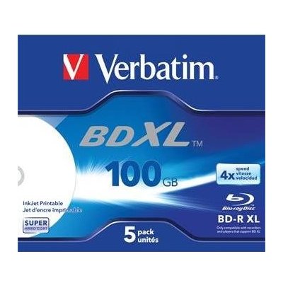 Verbatim BD-R XL 100GB 4x, jewel, 1ks (43789-1) – Zboží Živě