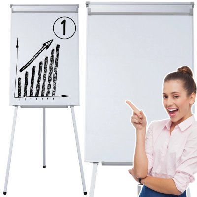RKToys Flipchart magnetická tabule 70×100 cm stojan – Hledejceny.cz