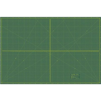 Donwei Řezací podložka na látky patchwork DONWEI DW 12121 samosvorná zelená 90x60cm vel. L tloušťka 3mm – Sleviste.cz