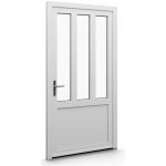 Aluplast vchodové dveře jednokřídlé bílá/bílá 120 x 220 cm rozložení výplně 24 – Hledejceny.cz