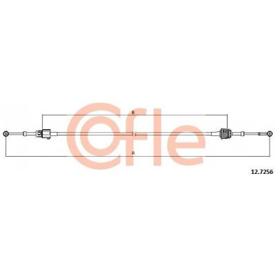 Tažné lanko, ruční převodovka COFLE 12.7256 – Zbozi.Blesk.cz