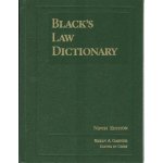 Black s Law Dictionary 9th edition - Garner Bryan A – Hledejceny.cz
