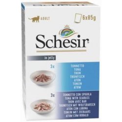 Schesir Cat Adult Monoprot.tuňák moř.okoun 6 x 85 g