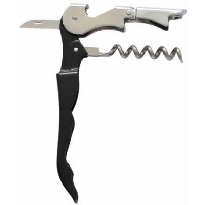 Orava WO-8 pákový otvírák na víno a pivo, dvoustupňový, praktický nožík, černá – Hledejceny.cz