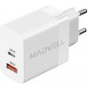 Nabíječka pro mobilní telefony Madvell USB-C/A 30W bílá