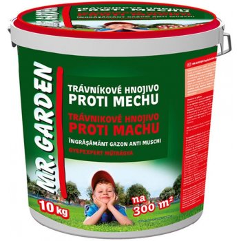 Mr.Garden Trávníkové hnojivo proti mechu 10 kg