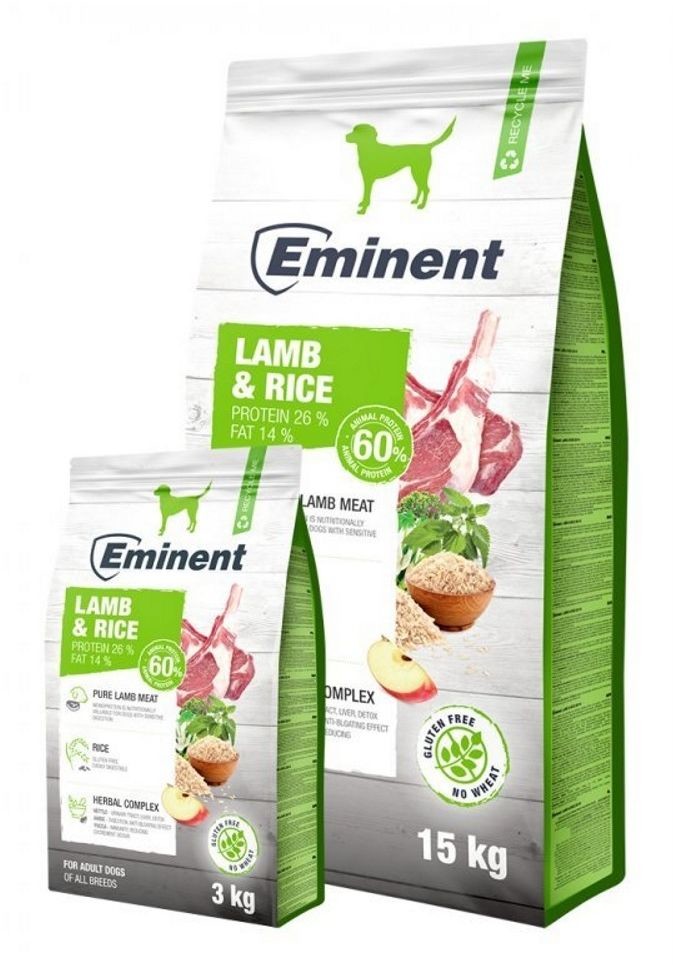 Eminent Lamb & Rice 26/14 17 kg