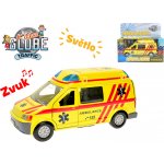 Mikro trading Auto ambulance 11 cm kov zpětný chod na baterie česky mluvící – Hledejceny.cz