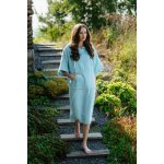 Dámské bambusové plážové pončo Mlžná modř – Zboží Dáma