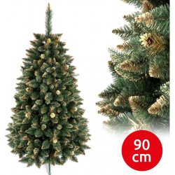 ANMA Vánoční stromek GOLD 90 cm borovice AM0045
