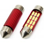AMiO LED žárovky CANBUS 12SMD 4014 Festoon 36mm White 12V/24V – Hledejceny.cz