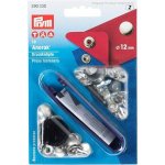 Knoflík stiskací ANORAK s aplikátorem - PRYM průměr 12 mm varianta nikl – Hledejceny.cz