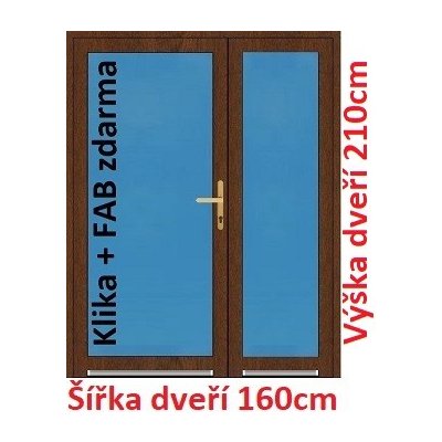 Soft Dvoukřídlé 3/3 sklo bílá 210 x 160 cm – Hledejceny.cz