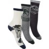 BASIC Set ponožek jurassic world bílá/šedá/černá