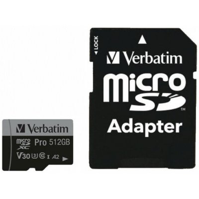 Verbatim MicroSDXC 512 GB 47046 – Hledejceny.cz