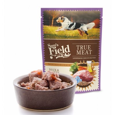 Sam's Field True Meat Adult Duck & Turkey with Linseed Oil 260 g – Zboží Mobilmania