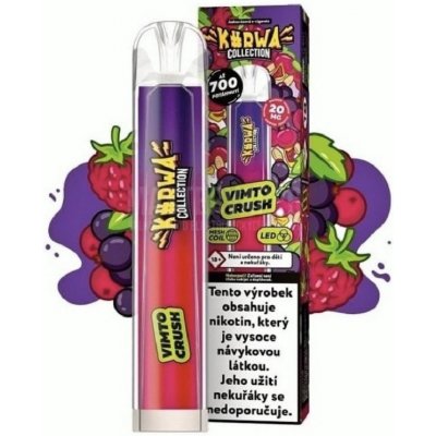 Kurwa Collection Vimto Crush 20 mg 700 potáhnutí – Zboží Dáma