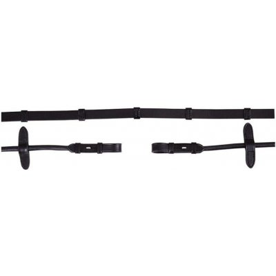 Otěže BR Leather black/silver – Zboží Dáma