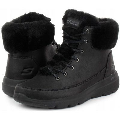 Skechers dámské kotníkové zimní boty Glacial Ultra black – Zboží Dáma