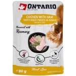 Ontario Herb Cat Chicken with Ham 80 g – Sleviste.cz