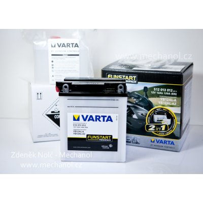 Varta YB12AL-A/YB12AL-A2, 512013 – Zboží Mobilmania