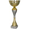 Pohár a trofej Kovový pohár Zlato-stříbrný 26 cm 10 cm