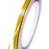 Zdobení nehtů NeoNail zdobící pásek zlatý holografický