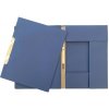 Obálka Závěsné papírové rychlovazače s klopami HIT Office - A4, modré, 50 ks