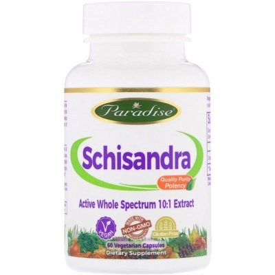 Paradise Herbs Schisandra Whole Spectrum Extract 60 veg kapslí