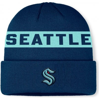 Fanatics Pánská zimní čepice Seattle Kraken NHL Authentic Pro A/Cap Cuffed beanie – Zboží Mobilmania