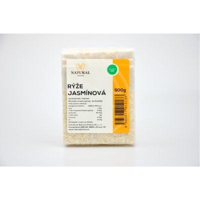Natural Jihlava Jasmínová rýže Vietnam Natural 0,5 kg – Zboží Dáma