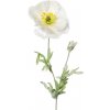 Květina Gasper Větvička máku V. 58cm bílý