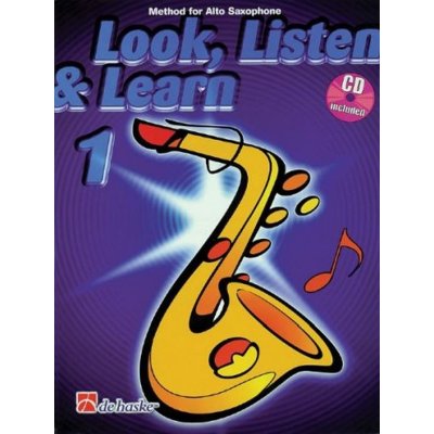 Look Listen & Learn 1 Method for Tenor Saxophon + CD – Zboží Dáma