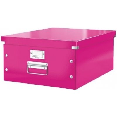 Leitz Univerzální krabice Click&Store, velikost L (A3), růžová 60450023