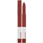 Maybelline SuperStay Ink Crayon Matte dlouhotrvající matná rtěnka v tužce 115 Know No Limits 1,5 g – Zboží Dáma