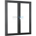 OKNOSTYL.cz REHAU Smartline+ dvoukřídlé Bílá/Antracit 150 x 208 cm – Hledejceny.cz