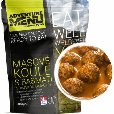 Adventure Masové koule s basmati a rajskou omáčkou 400 g – Hledejceny.cz