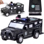 Pokladnička Kruzzel policejní auto černá – Sleviste.cz