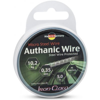Iron Claw návazcové lanko Authanic Wire 5m 0,40mm – Zbozi.Blesk.cz
