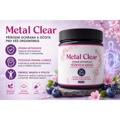 Linie4Life Metal Clear Borůvka 240 kapslí – Hledejceny.cz