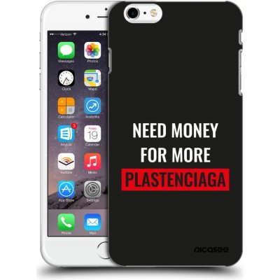 Picasee silikonový průhledný obal pro Apple iPhone 6 Plus/6S Plus - More PLASTENCIAGA – Zboží Mobilmania